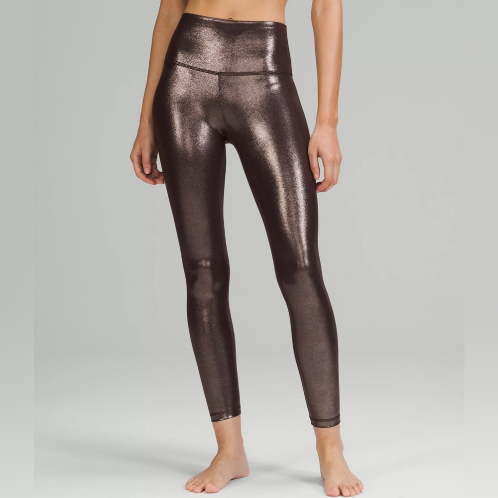 Lululemon Align Metallic High Waisted Leggings
